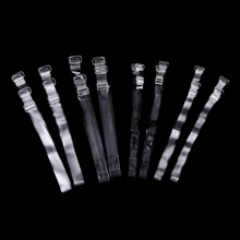 3 пары невидимые бретели бюстгальтера, женские прозрачные силиконовые ремни для бюстгальтера, регулируемые аксессуары для бюстгальтера, бюстгальтер с открытой спиной для женщин