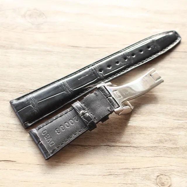 TOTOY Handmade krokodyla skórzane paski do zegarków 22 MM składane klamra mężczyzna skórzane paski do zegarków szybka dostawa tanie i dobre opinie Crocodile Nowa z metkami Buckle-201 20 cm TOTOY Handmade krokodyla skórzane paski do zegarków 22 MM składane klamra mężczyzna skórzane paski do zegarków szybka dostawa tanie i dobre opinie Crocodile Nowa z metkami Buckle-201 20 cm