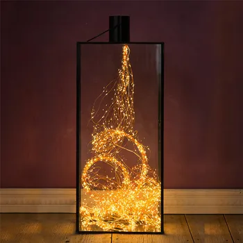 

200 LEDs Vines lights Copper Wire Branch lights led fairy string lights Plug-In Adapter Cafe Christmas Wedding Party Decoration