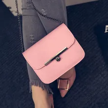 2017 New Women Messenger Bags Designer Brand Women Shoulder Crossbody Bags Ladies Fashion Women Handbag Small Black Chain Bag