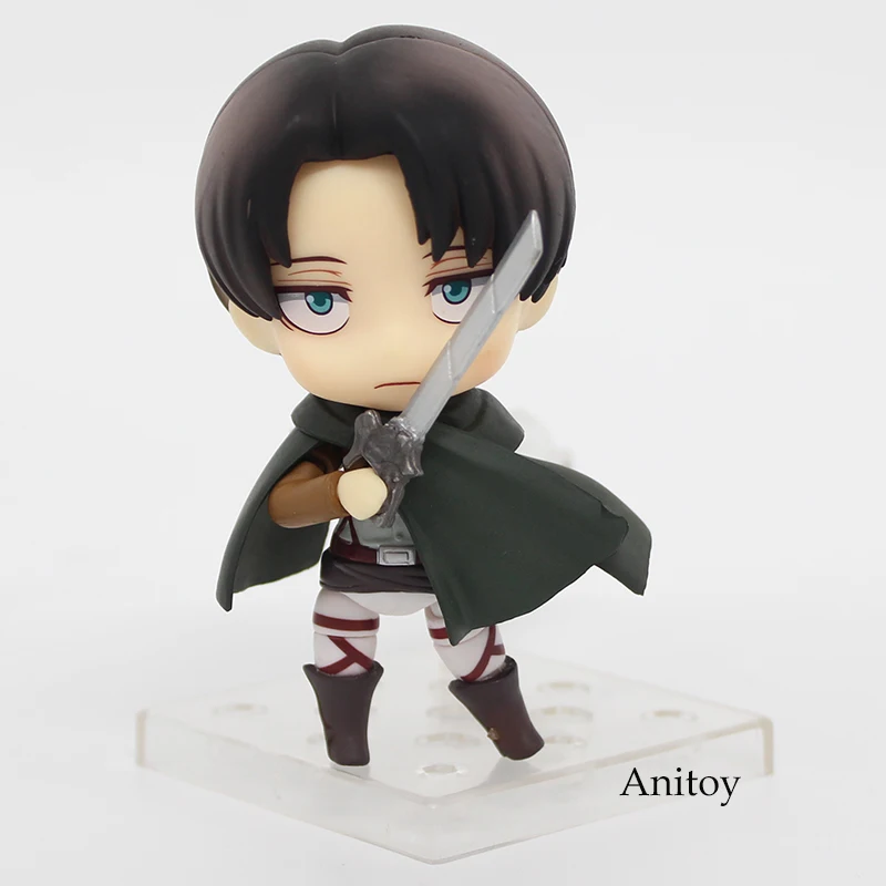 Атака на Титанов Nendoroid 390 Shingeki no Kyojin Скаутинг Легион Леви риваиль ПВХ фигурка Модель Коллекция игрушек KT036