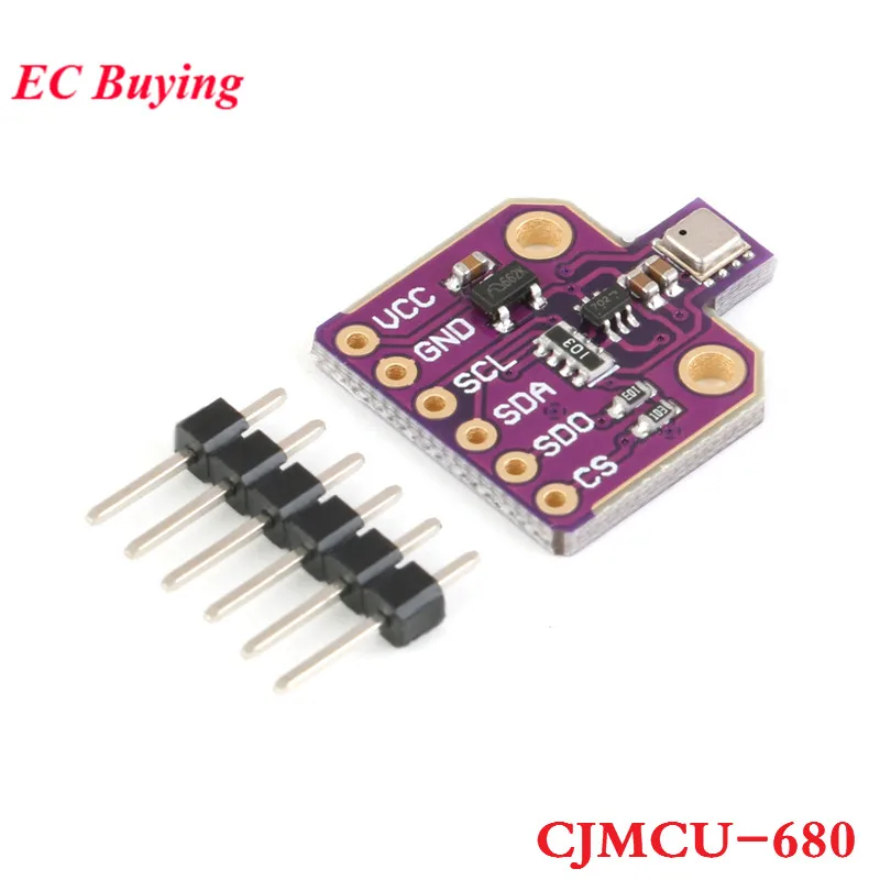 

BME680 Temperature and Humidity Sensor Module Air Pressure Sensor Pressure Height Development Board CJMCU-680
