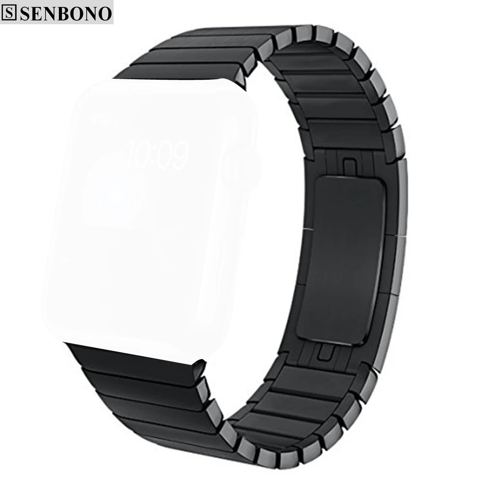 

SENBONO Newest Stainless Steel Economic Strap for Apple Watch Band with 38mm & 42mm for Apple Smart Watch