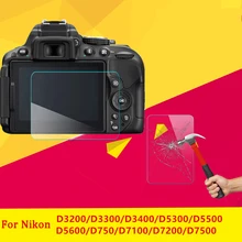 DSLR Камера ЖК-дисплей Экран протектор Закаленное Стекло пленочное покрытие для Nikon D3200 D3300 D3400 D5300 D5500 D5600 D750 D7100 D7200 D7500