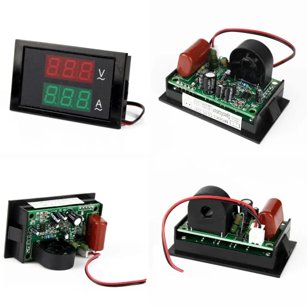 New Arrival Top Quality Dual LED Digital Voltmeter Ammeter DC 80 300V