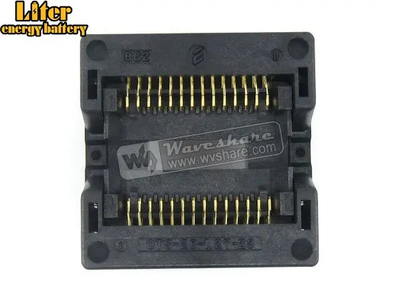 SOP28 SO28 SOIC28 Enplas OTS-28-1.27-23 IC тестовый Адаптер для программирования | Компьютеры и офис