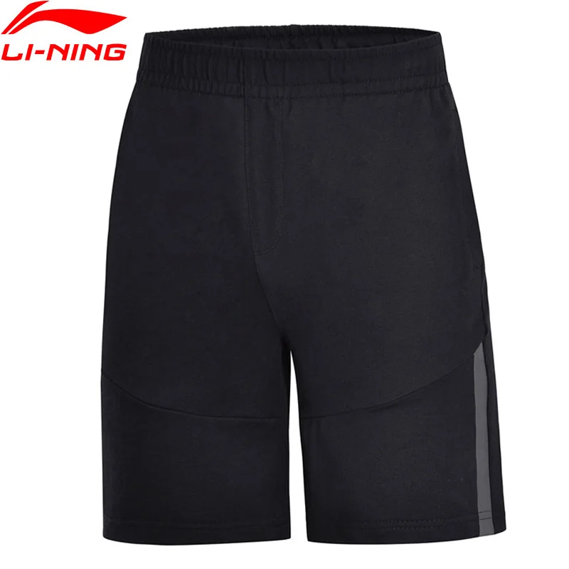 

Li-Ning Men The Trend Sports Shorts 100% Cotton Breathable Adjustable String LiNing Comfort Sports Shorts AKSN153 CAMJ18