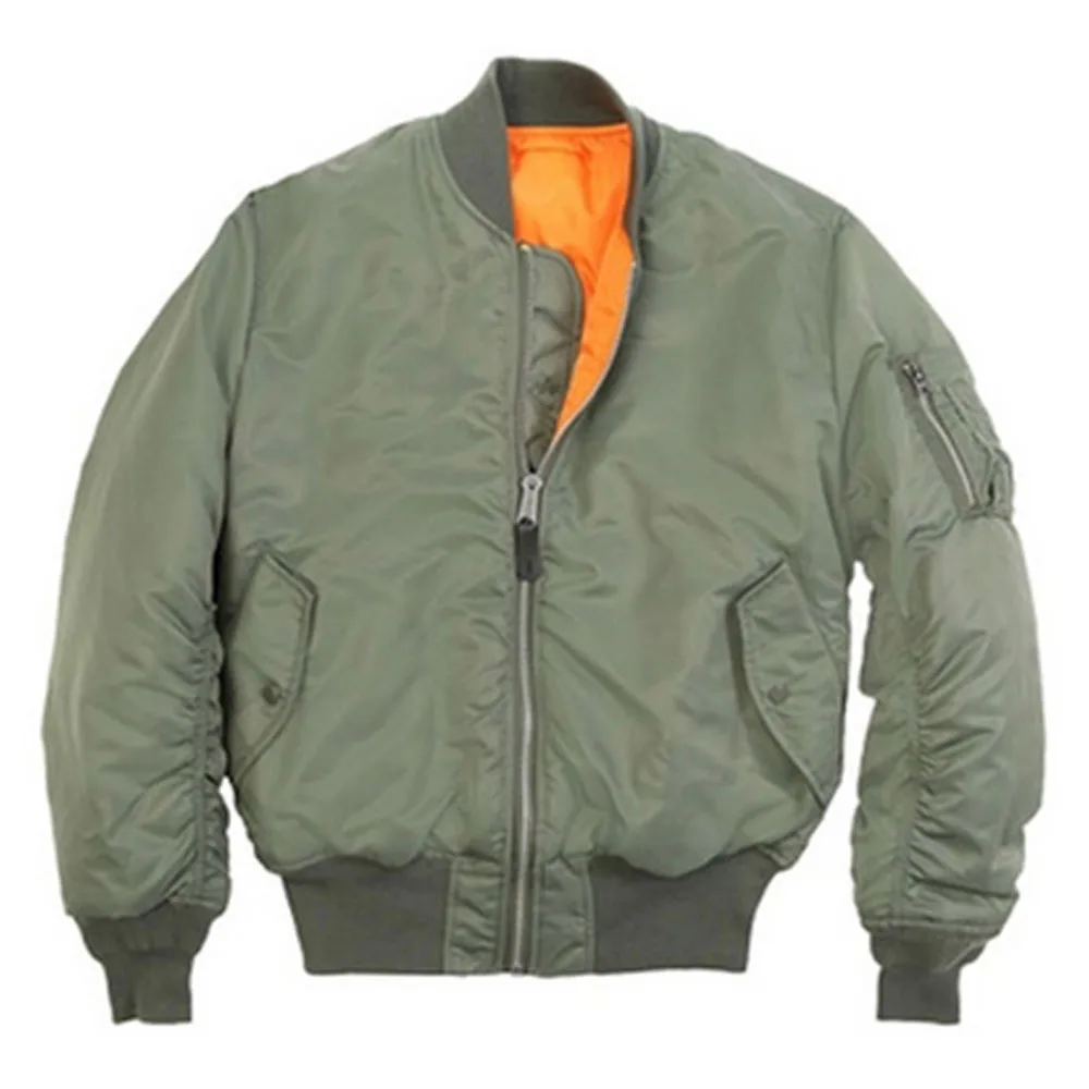 Hommes US Army Militaire Classique Bomber Vol Veste Pilote veste Air