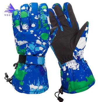 

Extra Thick Warm Professional Ski Snow Gloves Waterproof Skiing Snowboard Men Outdoor Snowmobile Winter Windproof Fleece Linner