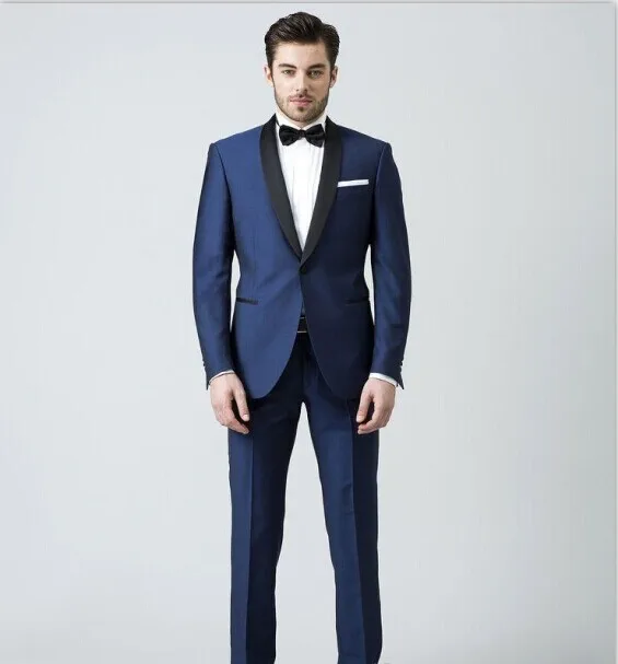 Royal Blue Mens Suit 2015 Mens Wedding Suits M 0685 Costume Terno ...