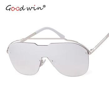 

Good Win Fashion Rimless Siamese Sunglasses Women Men Oversize Glasses Frame Sun Glasses For Female Male gafas sol hombre