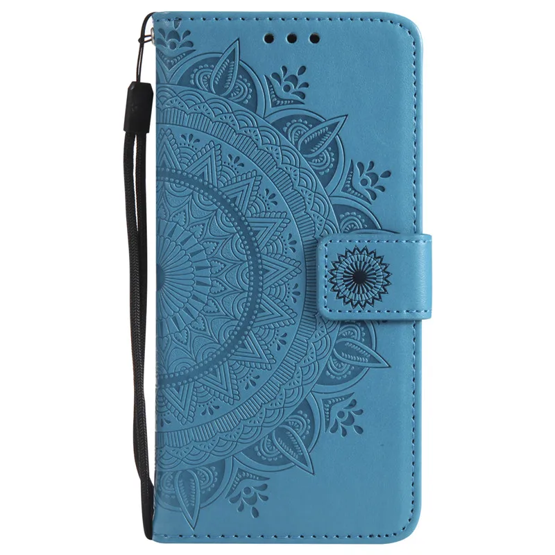 Роскошный кожаный чехол книжка Wekays с тотемным цветком для Samsung Galaxy J3 2017 J330 J5 J530 J7