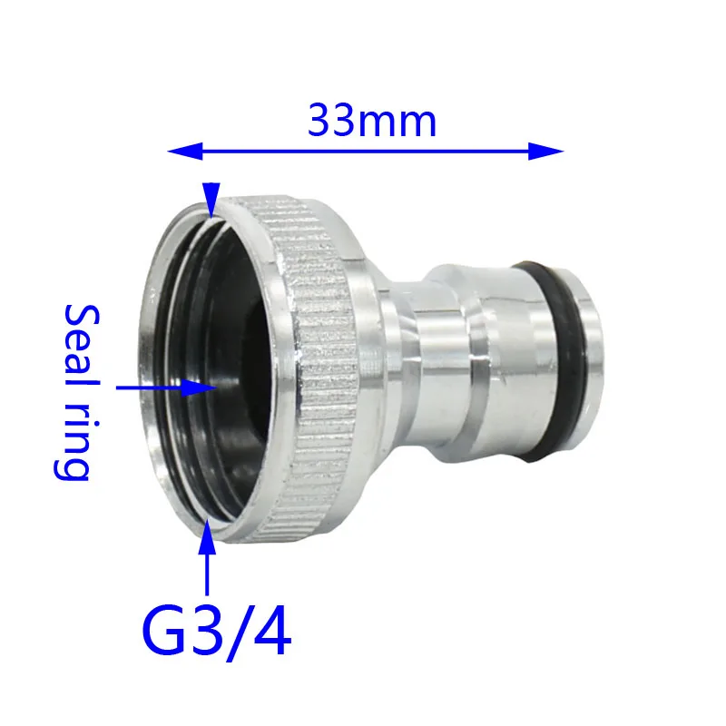 Латунный гнездовой G3/4 до 5/8 &quotБыстрый Разъем садовый кран Стиральная машина