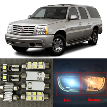 

15pc Auto Interior LED Lights Bulb White Kit For 2002-2006 Cadillac Escalade Map Dome Trunk License Plate Lamp 12V Car Styling