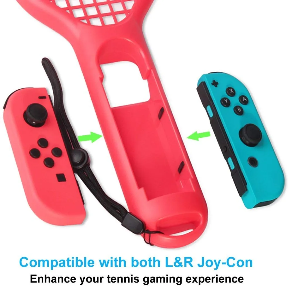 Chinfai-2-pcs-lot-2018-M-ario-Tennis-Racket-Joy-con-for-Nintend-Switch-ABS-Joy(2)