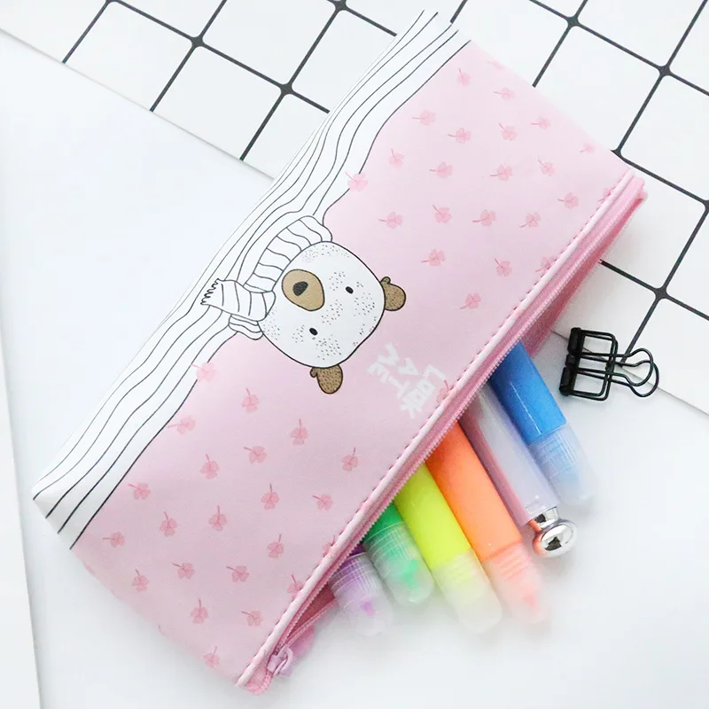 Ленивый пенал для карандашей Cat estuche escolar Kawaii Материал школьные принадлежности kalem