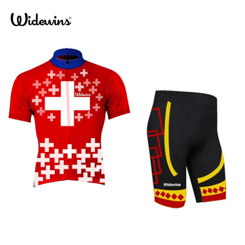 Switzerland Men Cycling Jersey Mountain Road Bike Bicycle Sportswear