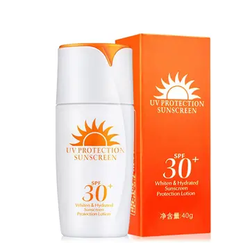 

Sun Protection Cream SPF 30 Whitening Hydrated Sunscreen Lotion Protect Sun Block Prevent Skin Damage WD2