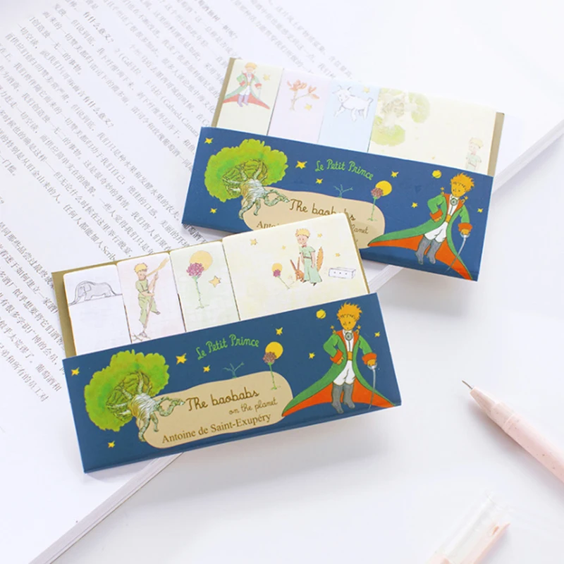 

1 x cartoon little prince memo pad sticky notes paper sticker notepad kawaii stationery pepalaria office school supplies