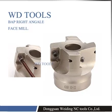 BAP 400R 80-27 5 6 teeth 90 Degree Positive Head right angle CNC Milling Cutter face mill for carbide insert APMT1604 1pcs bap 400r 160 40 8t bap right angle shoulder face mill apmt1604 inserts