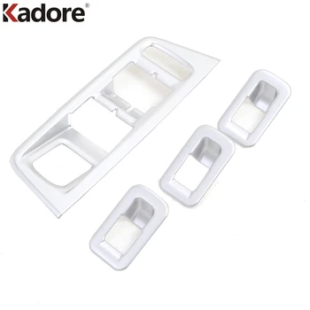 

For Volkswagen Touran 2016-2018 2019 Matte Window Lift Switch Button Cover Trims Door Armrest Panel Frame Interior Accessories