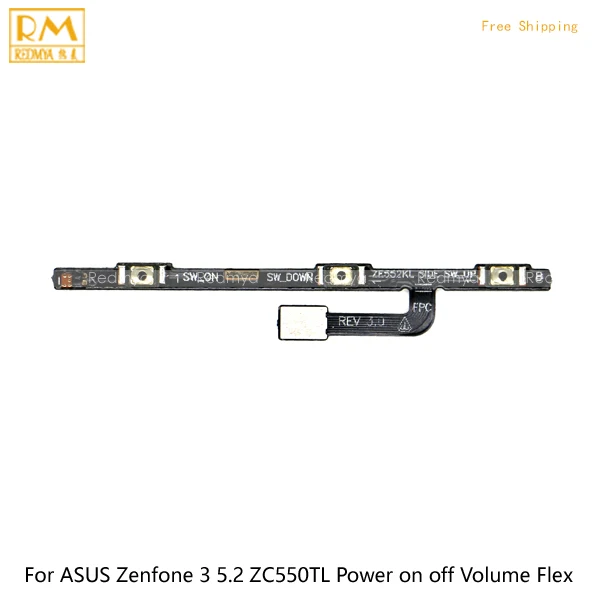 10/шт для Asus Zenfone 3 Max ZC520TL ZC552KL ZC553KL Мощность на кнопку выключения Swtich Сторона Кнопка