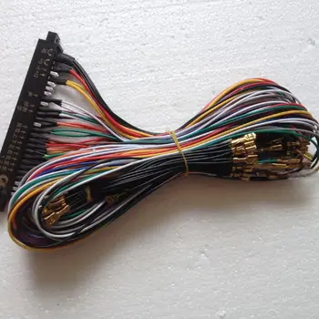 

4pcs Jamma Harness with 5, 6 action button wires & -5V wires Jamma 28 pin JAMMA wiring for arcade game cabinet machine parts