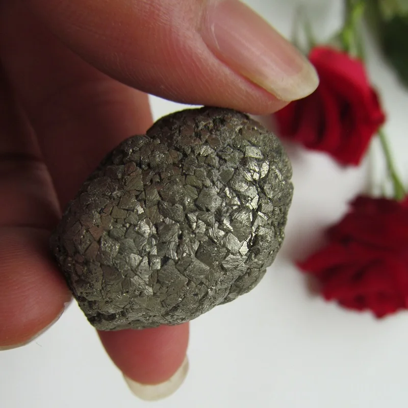 132g 3 Pieces A lot Natural chalcopyrite Fool's Gold Ore collection of