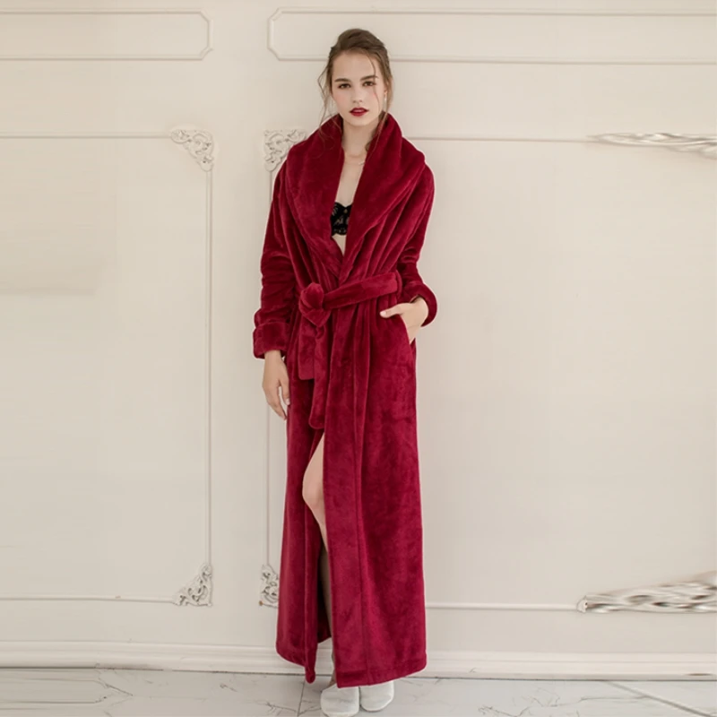 Clearance Mens Bathrobe Big and Tall Full Length Plush Fleece Hooded Robe  Bathrobe Shawl Collar Warm Winter House Robes - Walmart.com