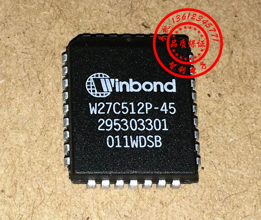 FreeShipping W27C512P 45 W27C512P 45Z W27C512P 70 IC chip PLCC ...