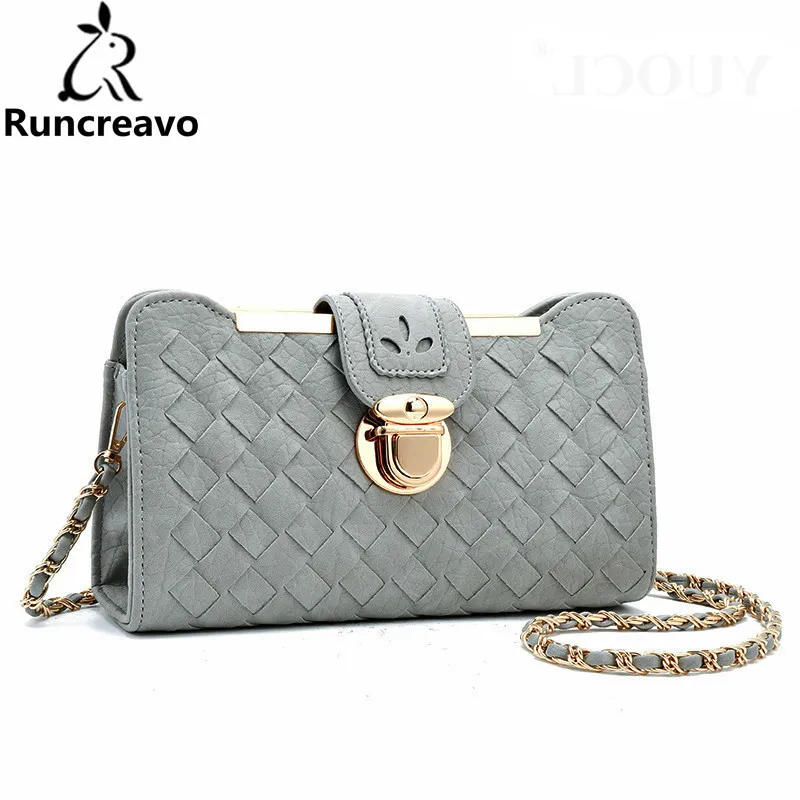 

2018 Crossbody Bags For Women Leather Handbags Luxury Handbags Women Bags Designer Woven Plaid Chain Shoulder Bag Sac A Main