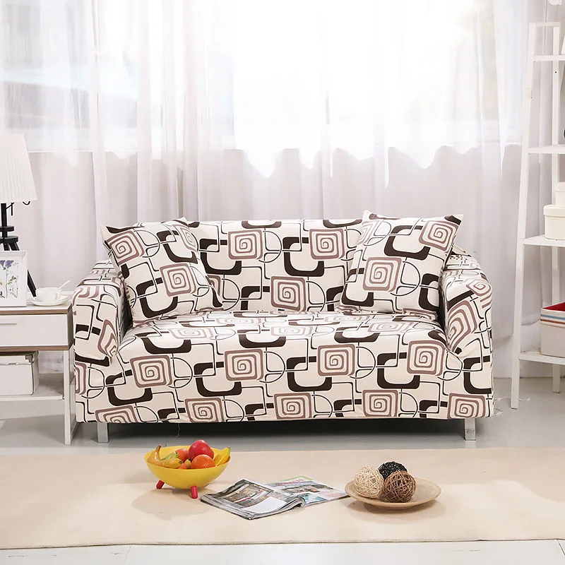 Floral Sofa Cover for Living Room Elasticity Non-slip Couch Slipcover Universal Spandex Case for Stretch Sofa Cover 1/2/3/4 Seat - Цвет: Color 22