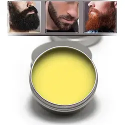 Натуральный бальзам для бороды борода ополаскиватель Профессиональный для Рост бороды органический воск для усов для бороды гладкий