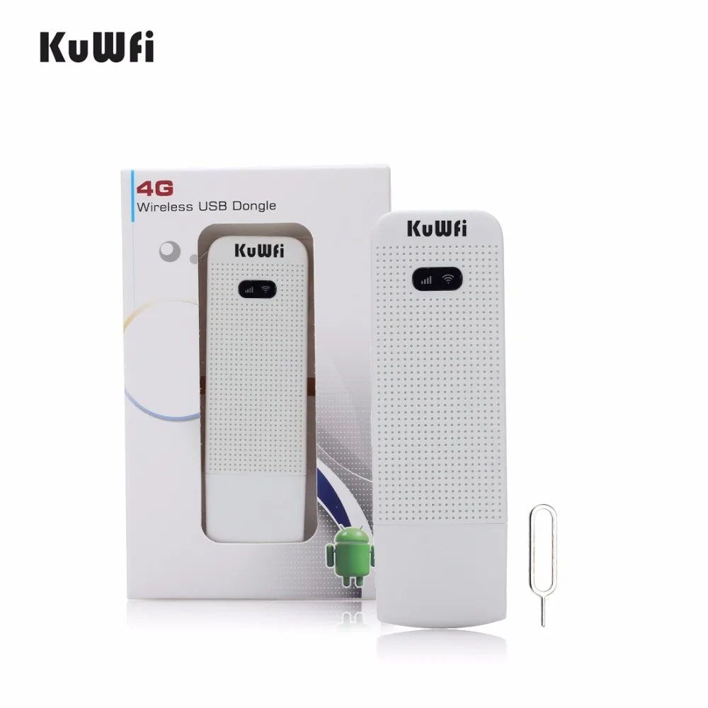 KuWfi разблокированный 4G Wifi роутер USB беспроводной WIFI модем LTE сетевой ключ точки