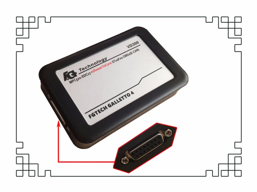 Хорошие новости! vd300 V54 fg tech fgtech galletto 2 Master v54 FG Tech BDM TriCore OBD функция + USB ключ