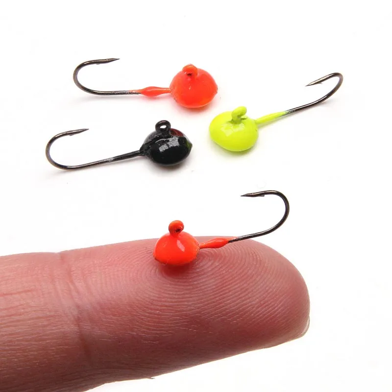Fishing hook 10pcs/lot 0.4g 1.6cm Mini Lead Head Hook Jig Head Hooks for Soft Bait Worm