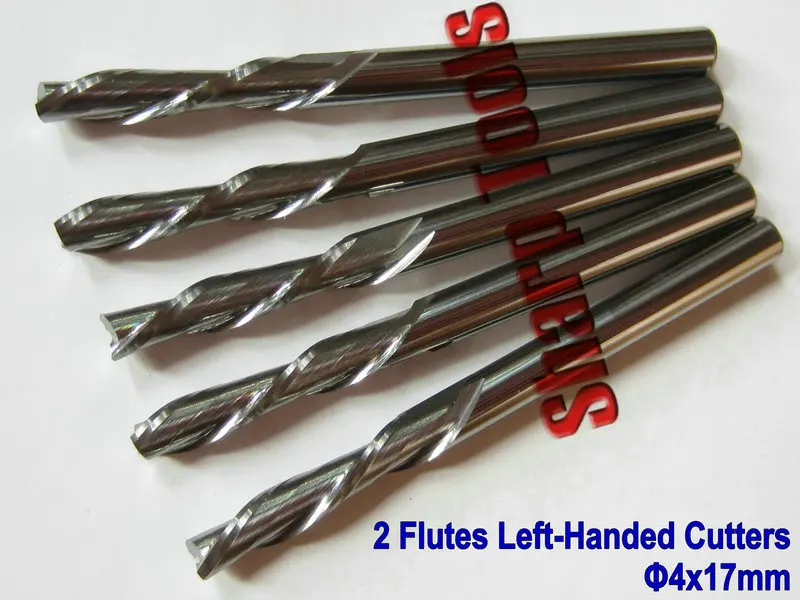2flute tungsten carbide end mill cnc cutter milling tool router bit set