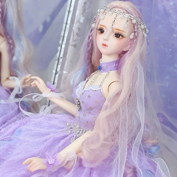 60cm doll purple_
