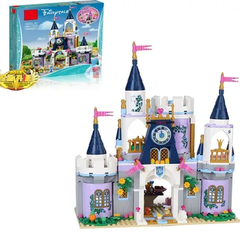

Compatibile friends Cinderella Magic Cartoon Castle Friends Building Blocks Girl Birthday Gift Funny Toys
