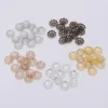 200pcs 7 9mm  Gold Flower Petal Beads Caps Bulk End Spacer Charms Bead Caps For Jewelry Making Accessories DIY Supplies ► Photo 3/6