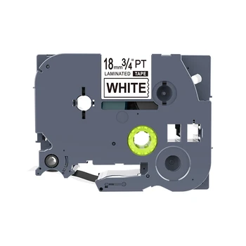 

20PK P-touch black on white TZ tape cartridge TZ-241 TZe-241