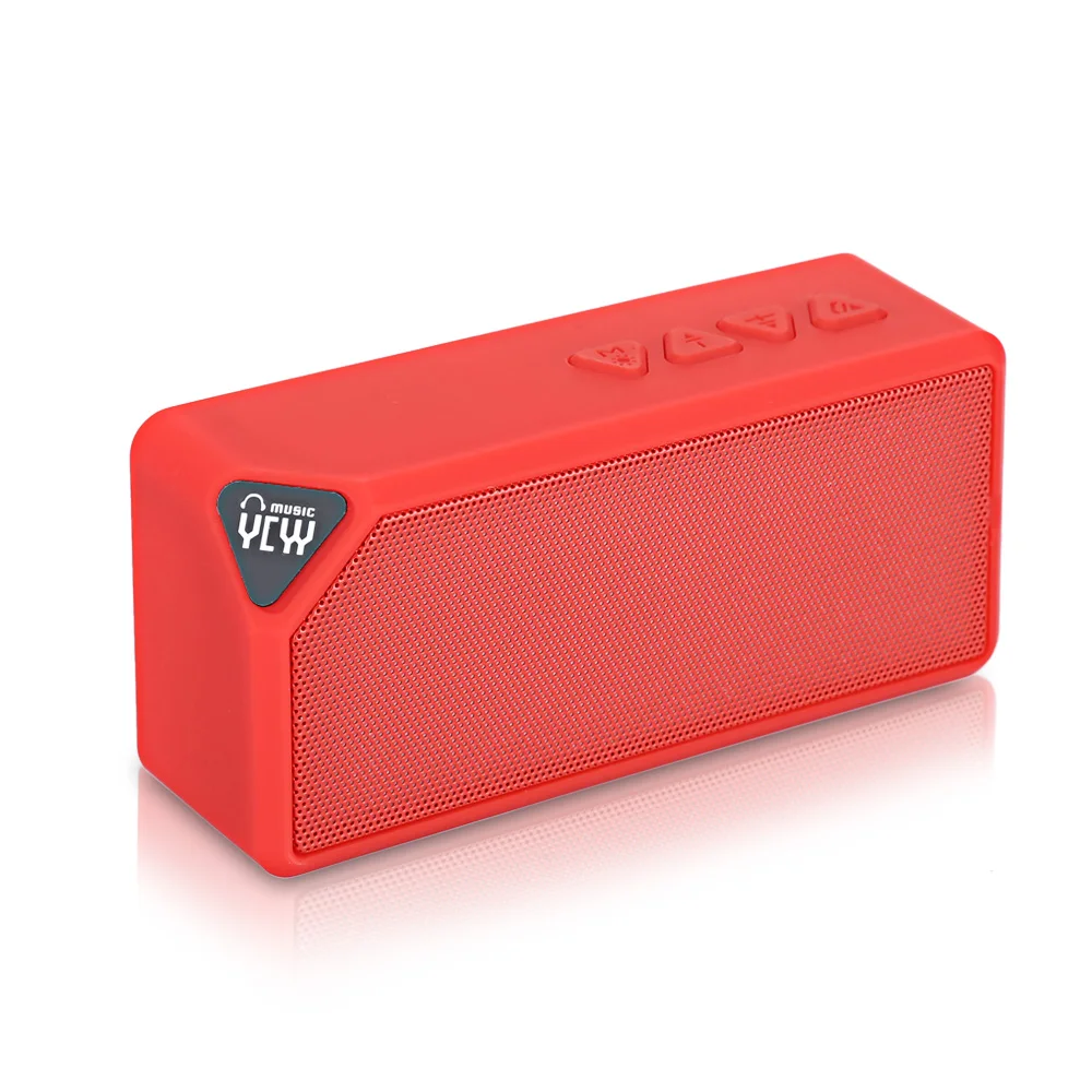 YCYY X3S 3W Multi-color Flash LED Light Wireless Bluetooth Speaker Hands Free FM Radio Loudspeaker Box 2