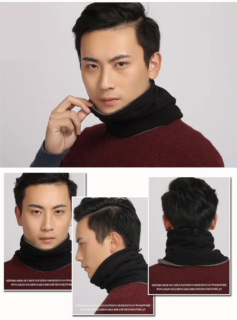 Multi-function Skiing Bibs Cycling Hiking Hat Winter Fleece Scarf Neck Warmer Women Men Snowboarding Face Mask Polar Beanie Hats 11