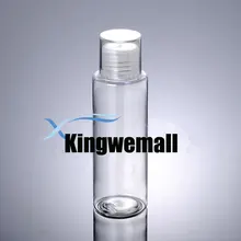 300 шт./лот 120 мл высокого класса пластиковый контейнер для животных прозрачная бутылочка с двойной крышкой для косметической упаковки FTH42