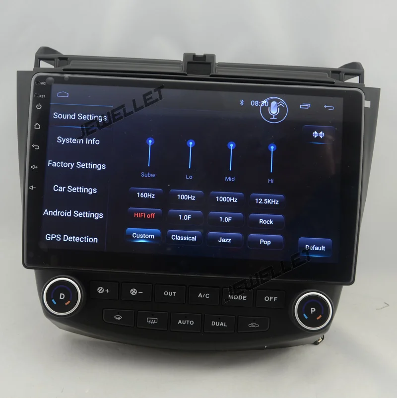 Cheap 10.1" Quad core 1024*600 HD screen Android 8.1 Car GPS radio Navigation for Honda  Accord 2003-2007 with 4G/Wifi DVR OBD 1080P 3