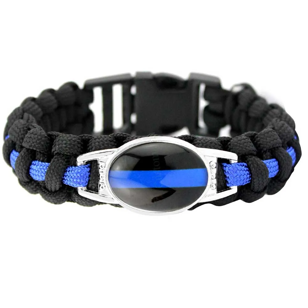 Тонкие браслеты с надписью My Hero Thin Blue Line Мой помощник Lies Matter мама сестра Мама папа