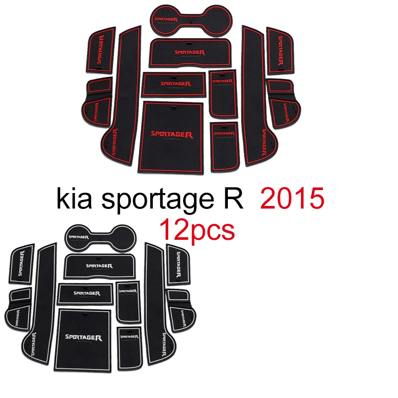 Для Kia Sportage 3 2011 2012 2013 2014 2015 прокладка для ворот дверной коврик с желобом