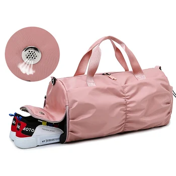 

Waterproof Nylon Gym Fitness Bag Women sack Handbag Ladies Luggage Tote Shoulder Travel Duffel Blaso for Shoes Gymtas XA818WA