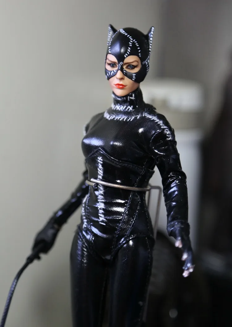 

Batman Catwoman Michelle Pfeiffer Collectible Action Figure Soldier Set Toy Scale dolls Models Boys Gift