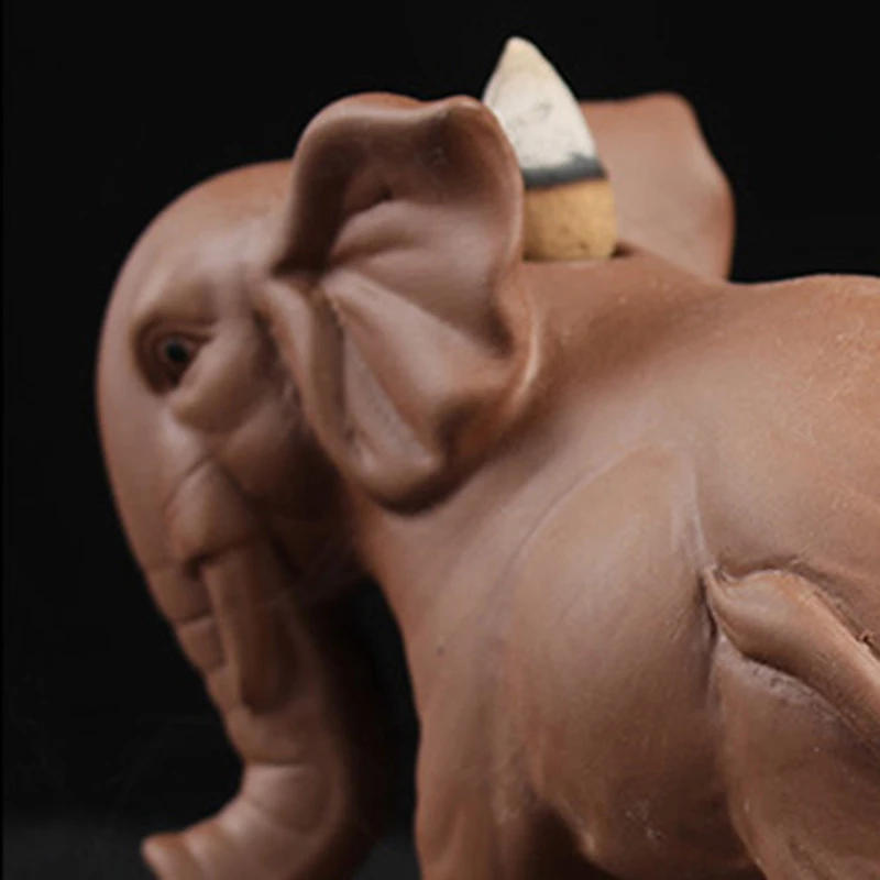 SNNY-Elephant ароматическая горелка, курильница для дома и офиса, керамический держатель для ароматерапии